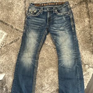 Men’s Rock Revival Jeans - Gage Boot Size 34